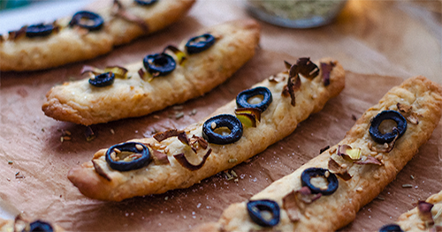 Chips de Pan de Aceituna