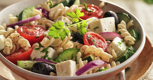 Ensalada de Pastas y Queso Feta